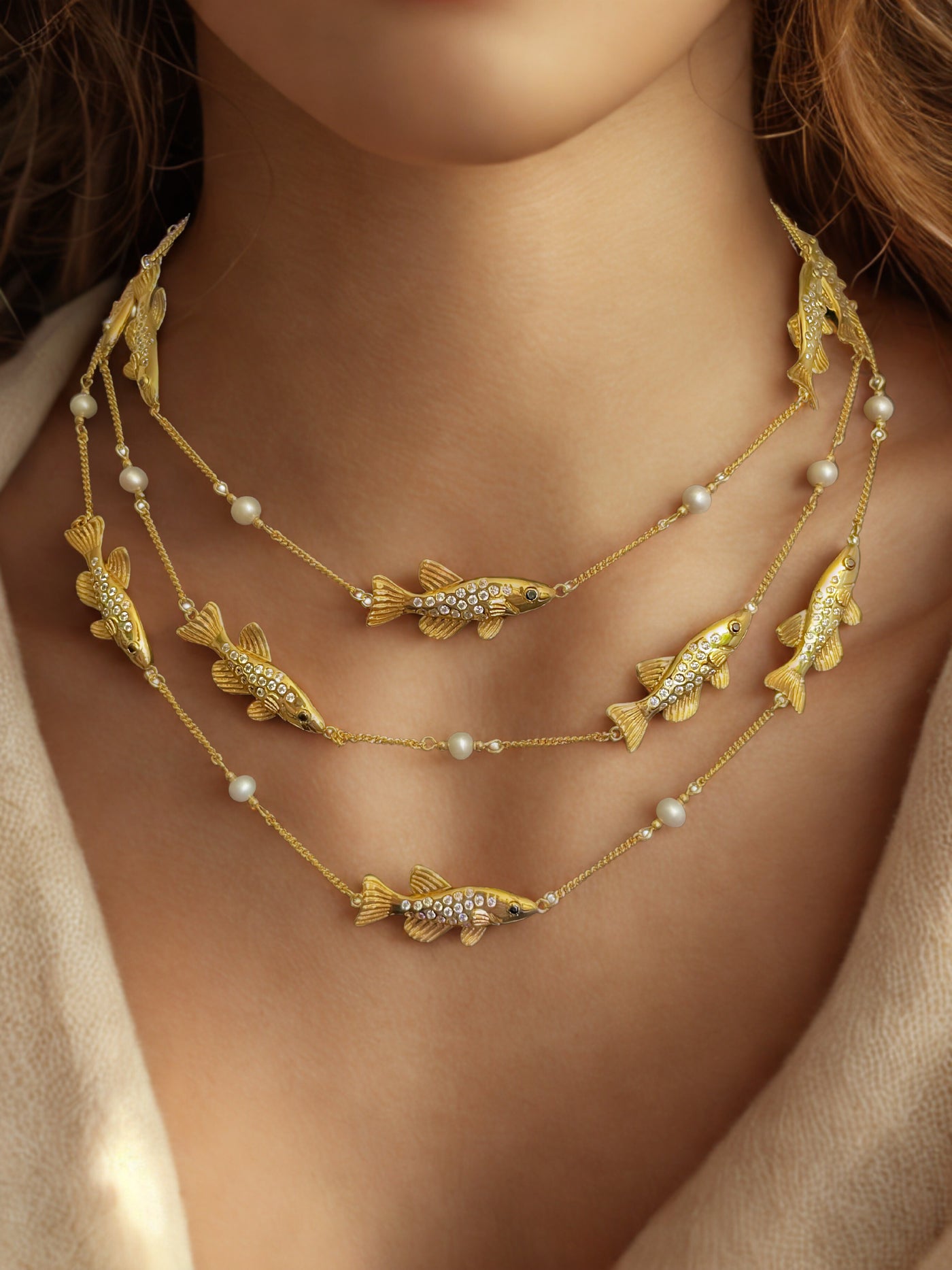 Celestial Pearl Danio Triple Strand