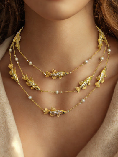 Celestial Pearl Danio Triple Strand