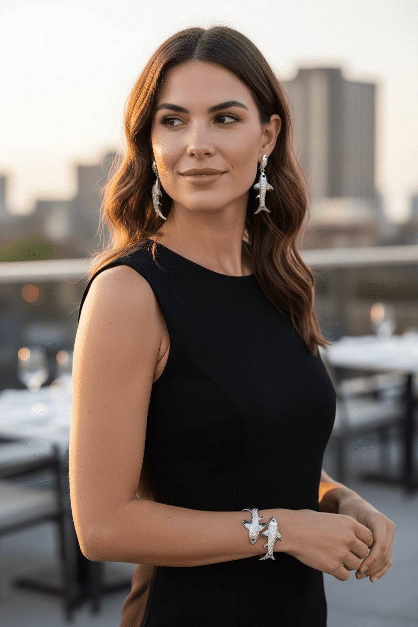 Bala Shark Hinge Bracelet - Aquaria Gems