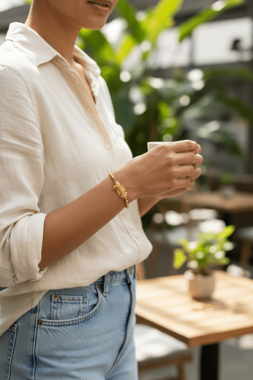 Small and Sassy Female Betta Bracelet - Aquaria Gems